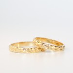 anillos de boda de oro laminado