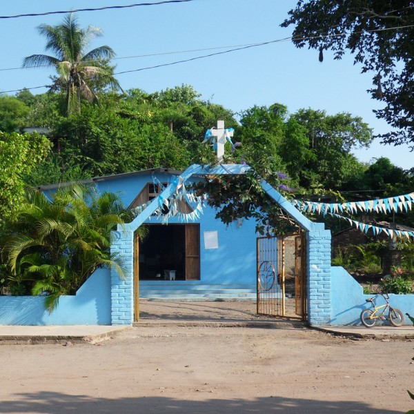 La iglesia de Arroyo Seco antes del Hurac&aacute;n Patricia